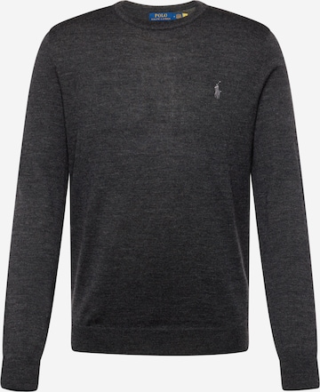 Pull-over Polo Ralph Lauren en gris : devant