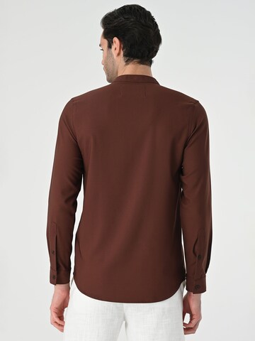 Coupe regular Chemise Antioch en marron