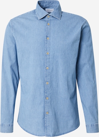 Lindbergh Hemd in Blau: Vorderseite