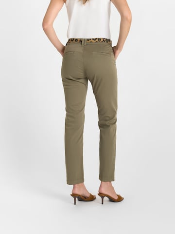 Regular Pantalon chino 'KRISTIN' Le Temps Des Cerises en vert