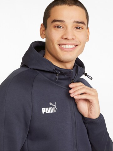 PUMA Sportsweatvest in Blauw