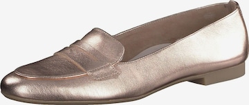 Paul Green Classic Flats in Gold: front