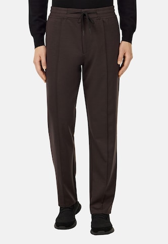 Boggi Milano Regular Chino 'B Tech' in Bruin: voorkant