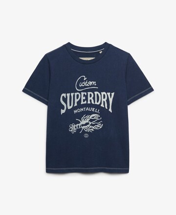 T-shirt 'Heritage Hamptons' Superdry & Co en bleu