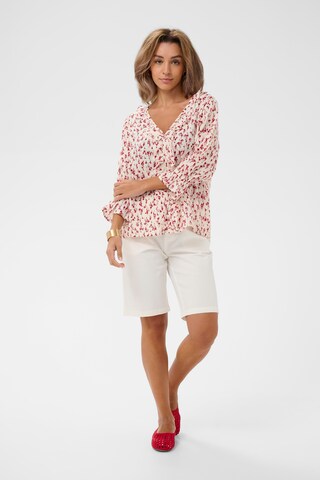 Cream Bluse in Mischfarben