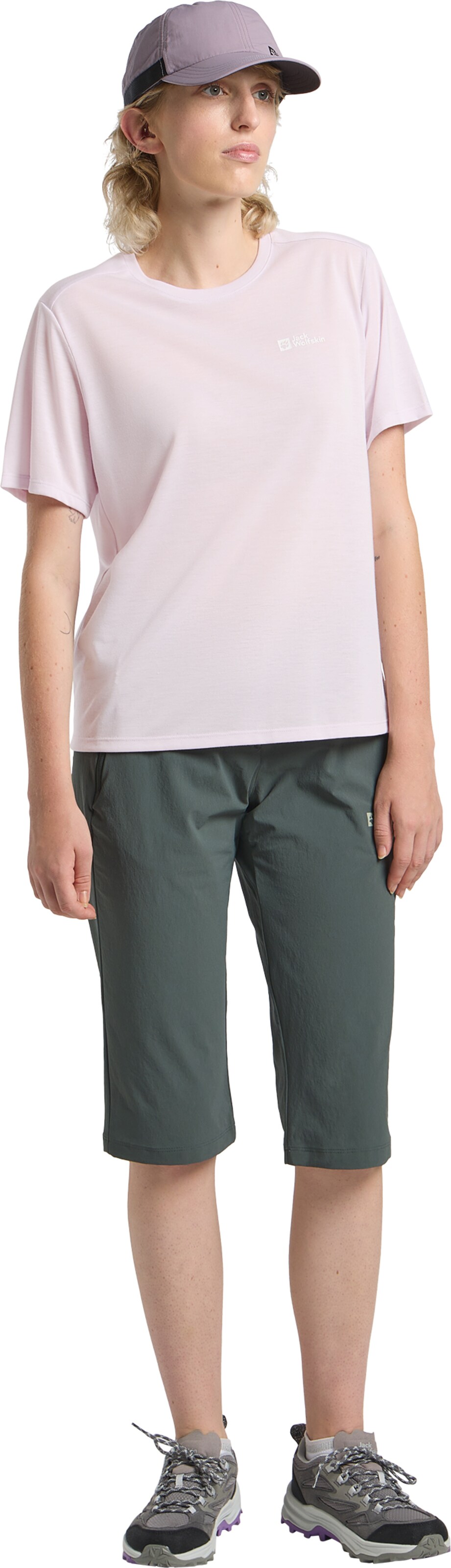 JACK WOLFSKIN Performance Shirt in Purple