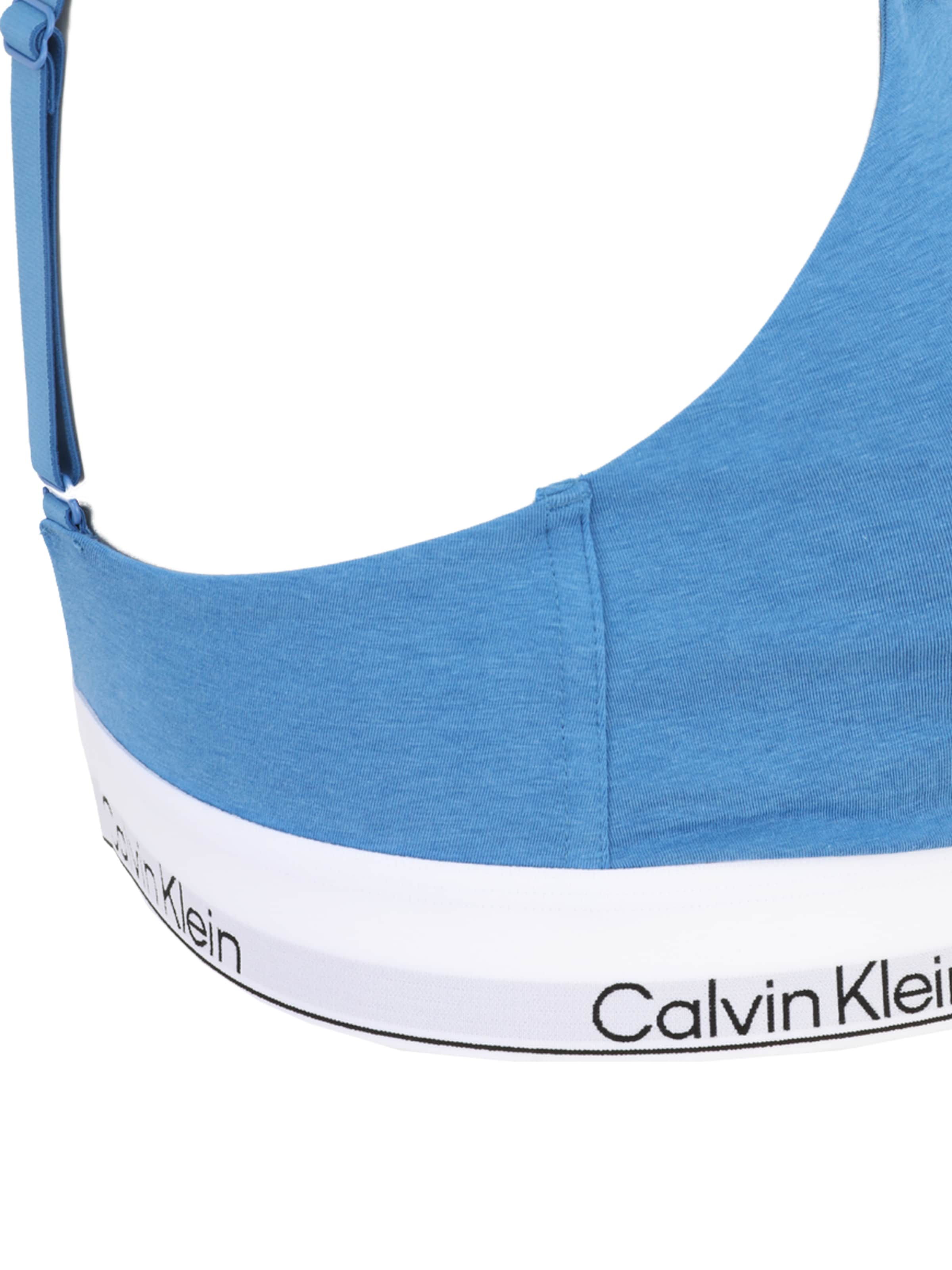 Calvin Klein Underwear Triangel BH in Blauw
