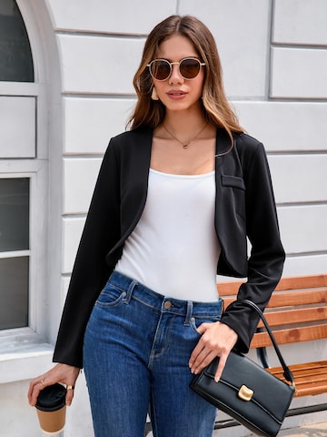 Yesfashion Marynarka w kolorze czarny