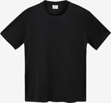 MANGO MAN Shirt 'BELLOW' in Black: front