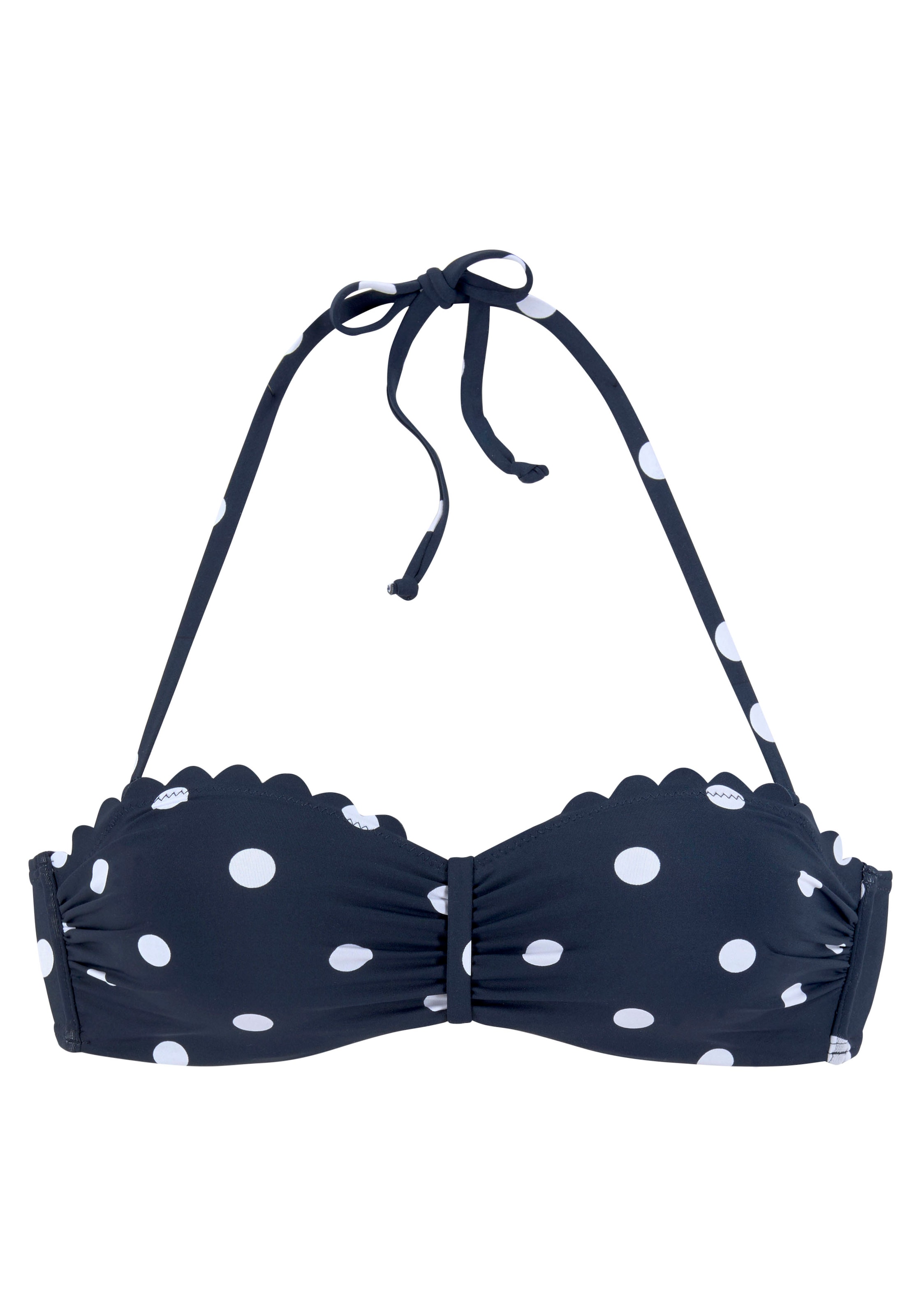 LASCANABandeau Bikini gornji dio - plava boja: prednji dio