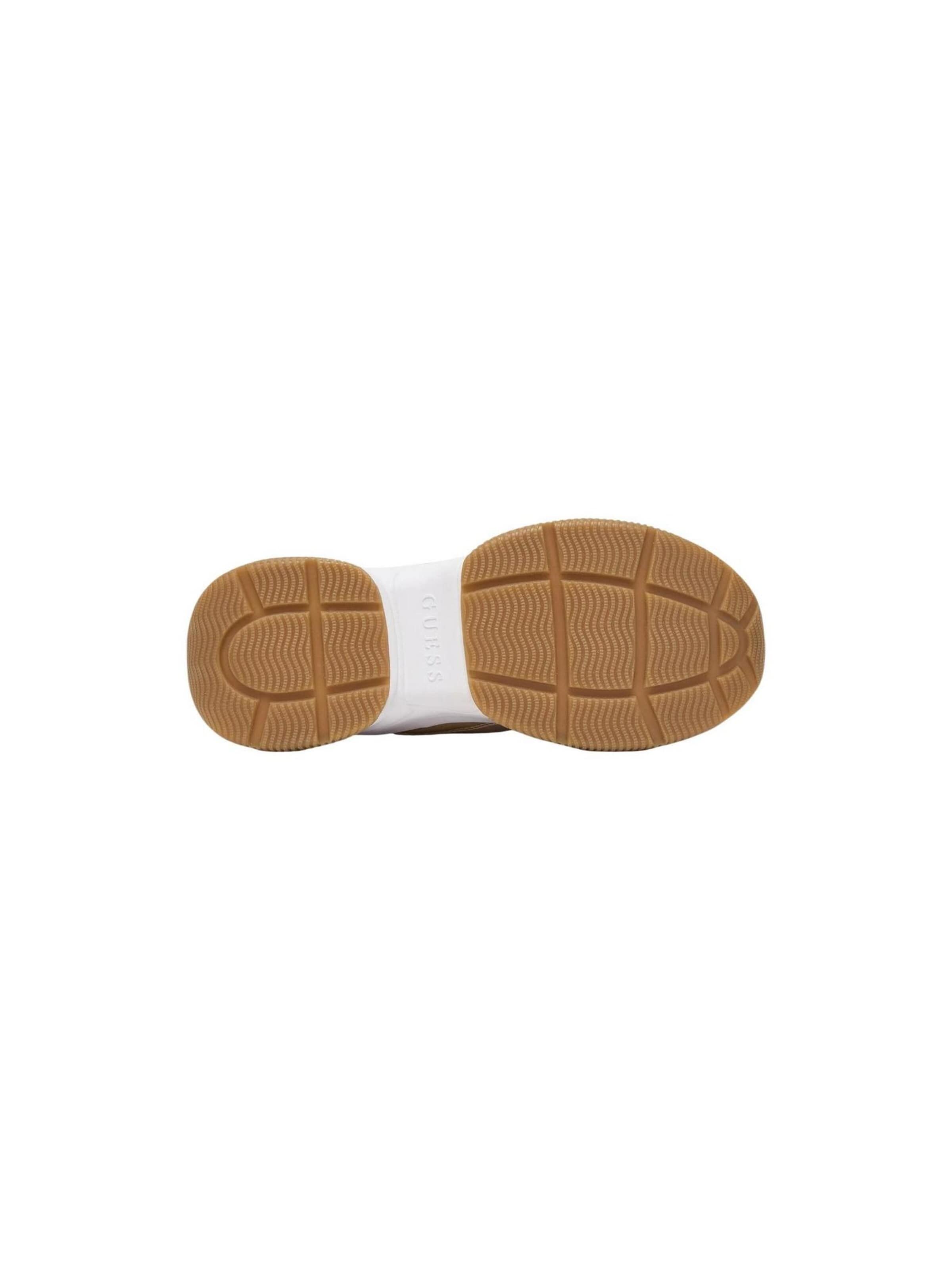 Sneaker bassa 'HARPAA FLPHAR ELE12' di GUESS in beige