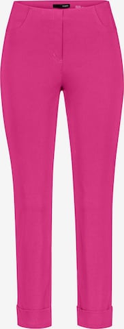 STEHMANN Slim fit Pajama Pants 'Igor' in Pink: front