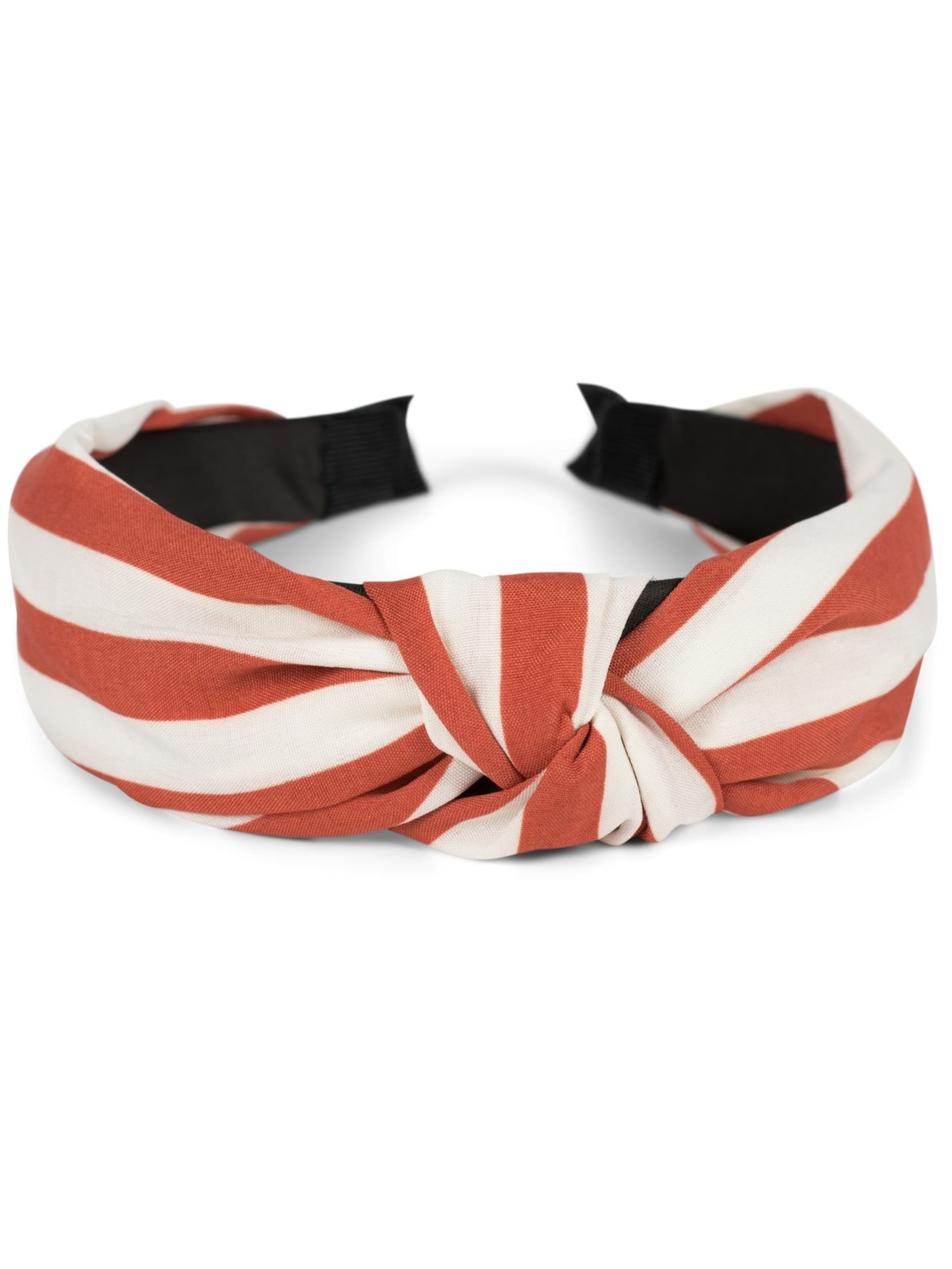 styleBREAKER Haarschmuck 'Haarreif mit Streifen Muster'‌‌‌‌‌‌‌ in Braun