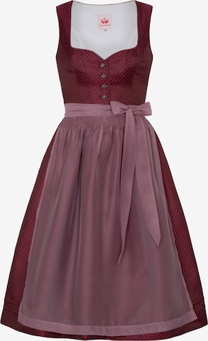 Dirndl 'Flamingo' SPIETH & WENSKY en rouge : devant