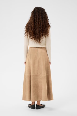 SOAKED IN LUXURY Skirt 'SLParvati' in Brown