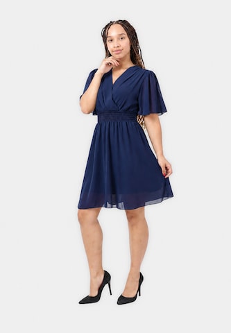Elara Cocktailjurk in Blauw