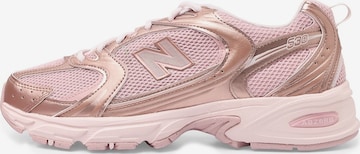 Baskets basses '530' new balance en rose : devant