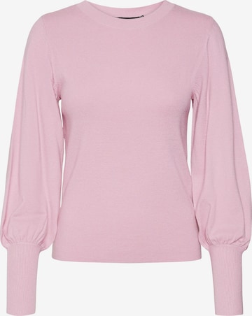 VERO MODA Sweater 'Holly Karis' in Pink: front