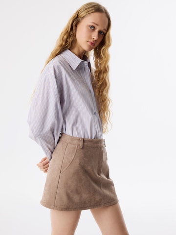 Jupe Twist en beige