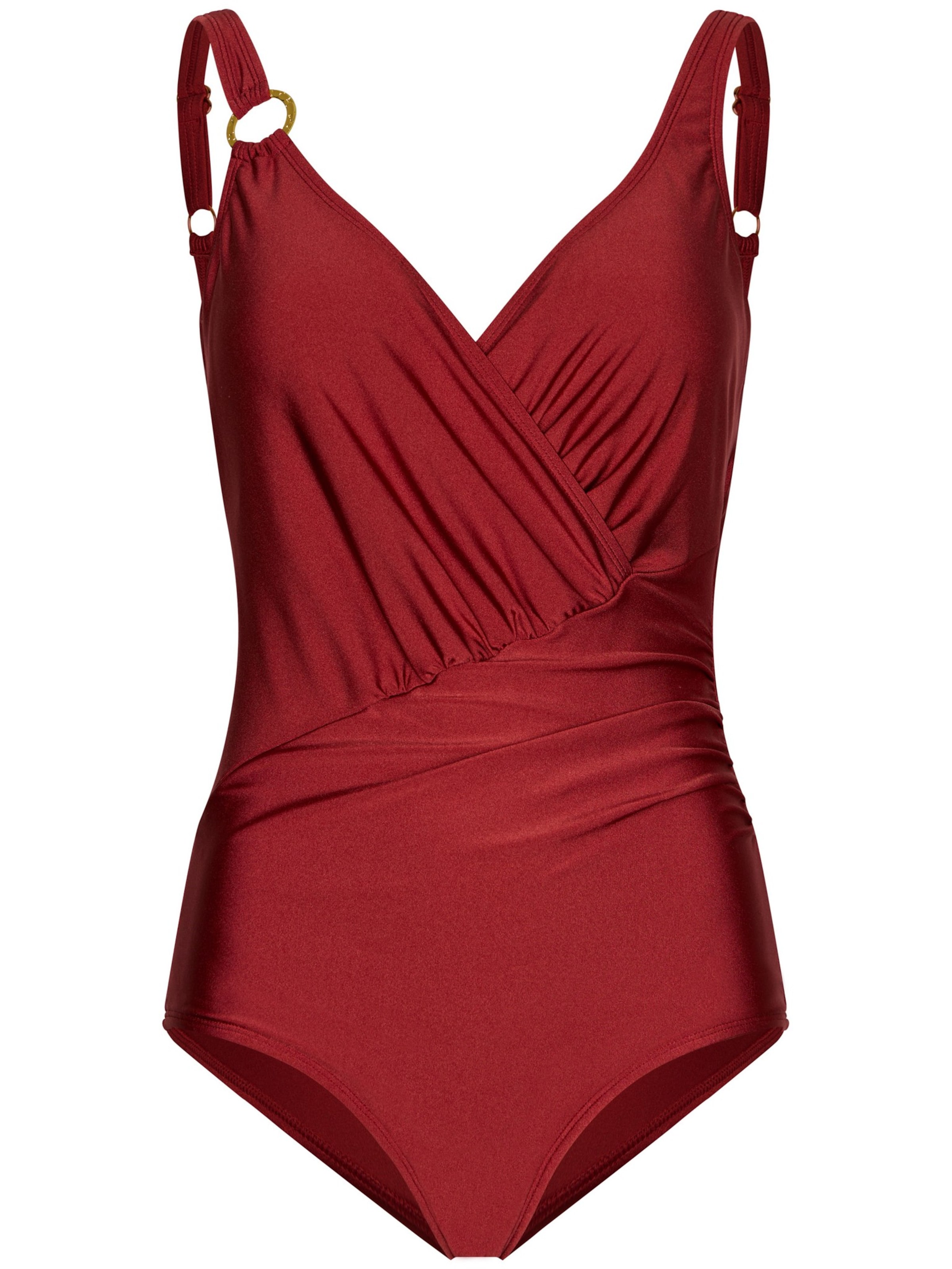Pastunette Klassiek Shaping-badpak in Rood: voorkant