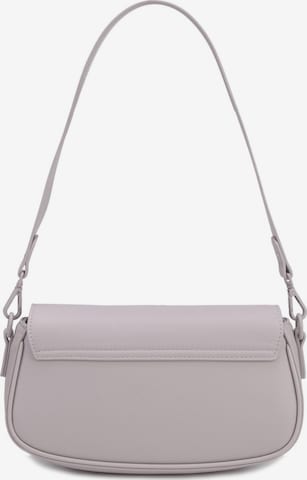 Borsa a spalla 'Borsa a Spalla Baguette David Jones Ecopelle con Chiusura Magnetica' di David Jones in lilla: frontale
