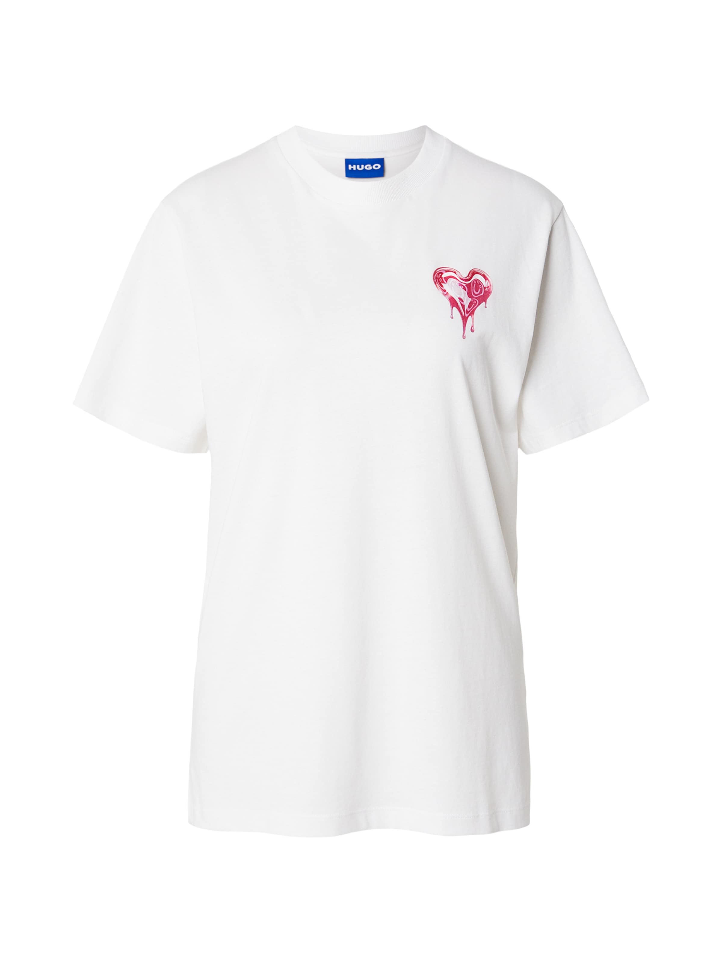 HUGO - Camiseta en blanco: frente