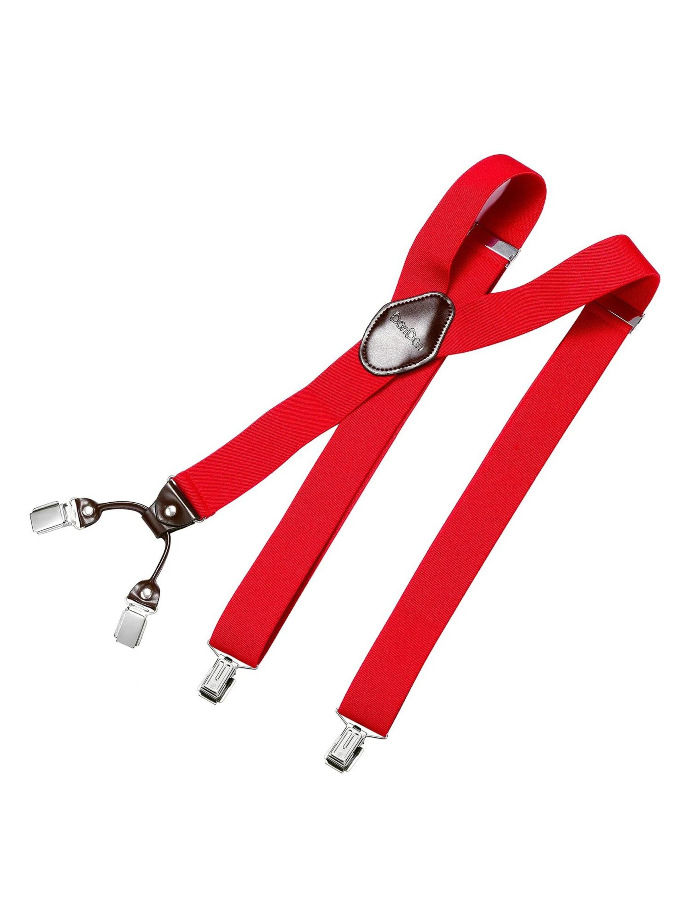 DonDon Suspenders in Red