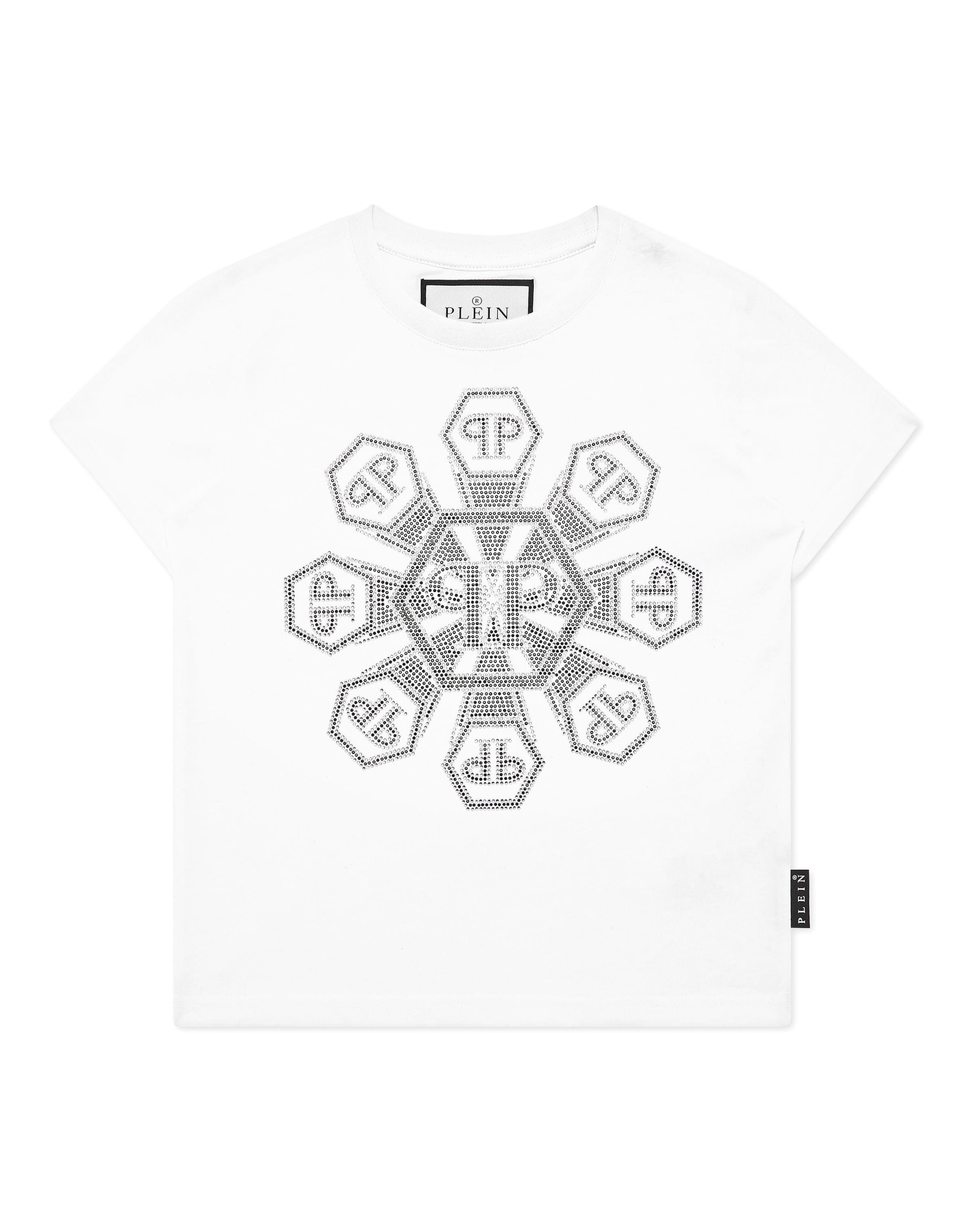 Philipp Plein Shirt in Wit: voorkant