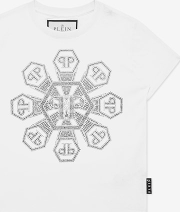 Philipp Plein Shirt in Wit: voorkant