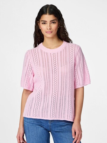 Pullover 'PCNuka' di PIECES in rosa: frontale