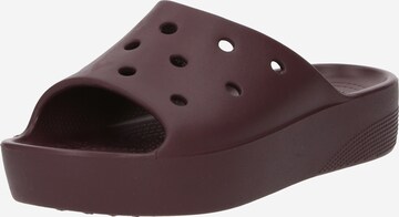 Crocs Mules in Red: front