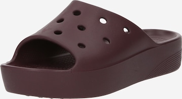 Mule Crocs en rouge : devant