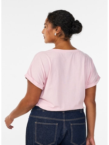 Zizzi - Camisa 'Mkatja' em rosa