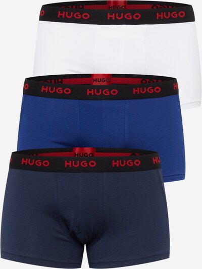 HUGO Boxershorts in de kleur Blauw / Donkerblauw / Zwart / Wit, Productweergave