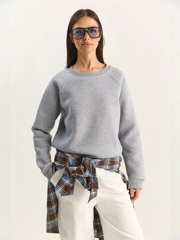 Bianco Lucci Sweatshirt in Grau