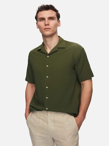 D’S Damat Regular fit Overhemd in Groen