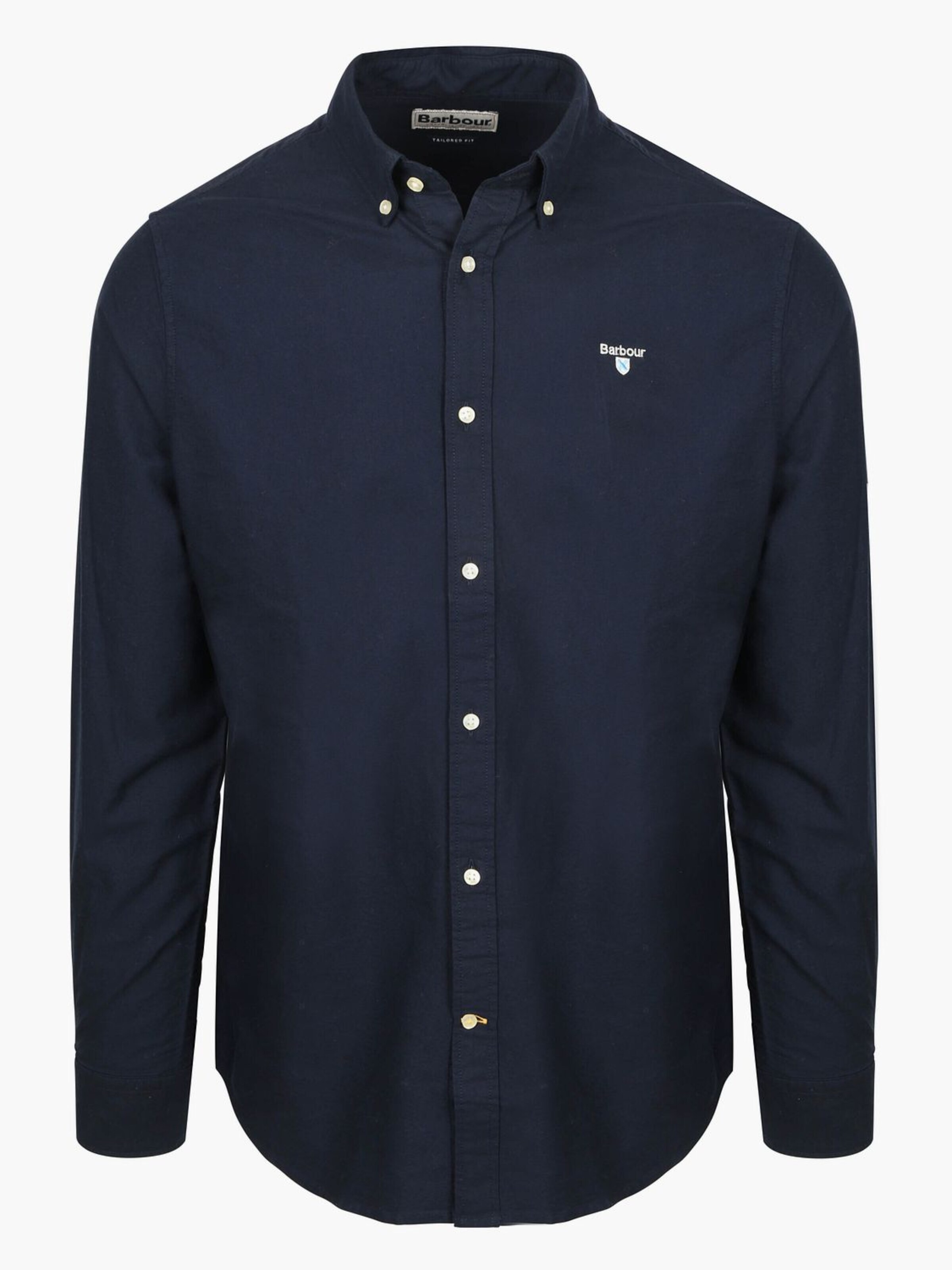 Barbour Button Up Shirt 'Oxtown' in Blue: front