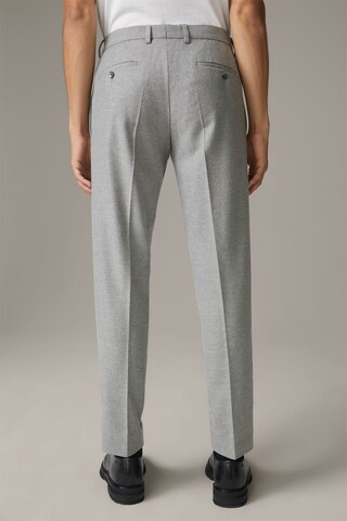 Coupe slim Pantalon à plis ' Kynd ' STRELLSON en gris