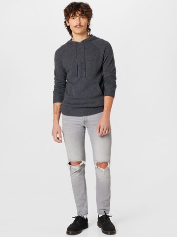 JACK & JONES - Slimfit Calças de ganga 'MIKE' em cinzento