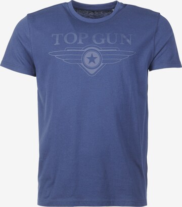 TOP GUN Shirt in Blue: front