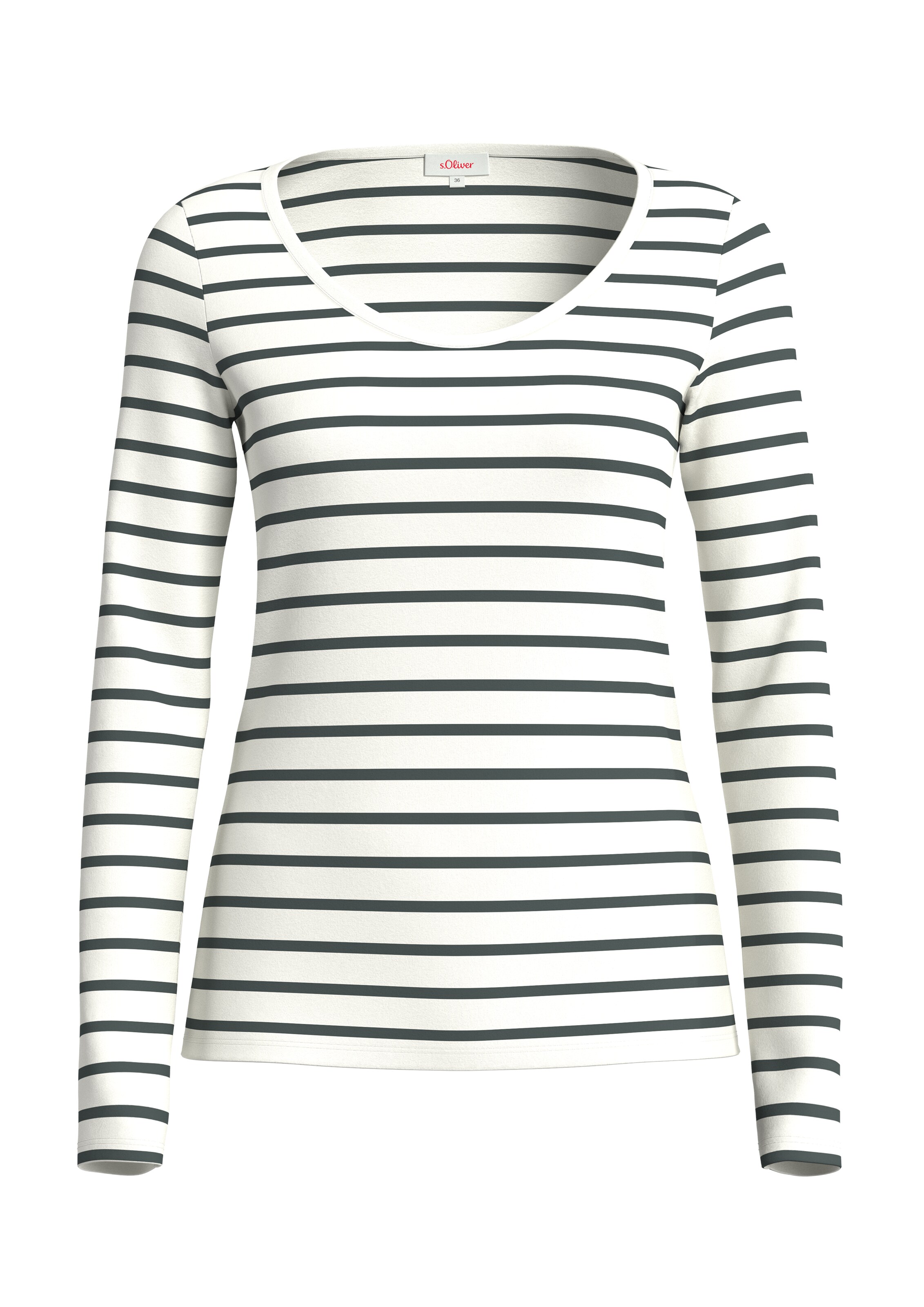 s.Oliver Shirt in Weiß: Vorderseite