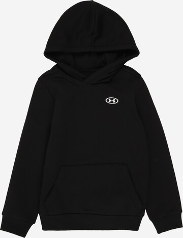 UNDER ARMOUR Спортивный свитшот 'RIVAL' в Черный: спереди