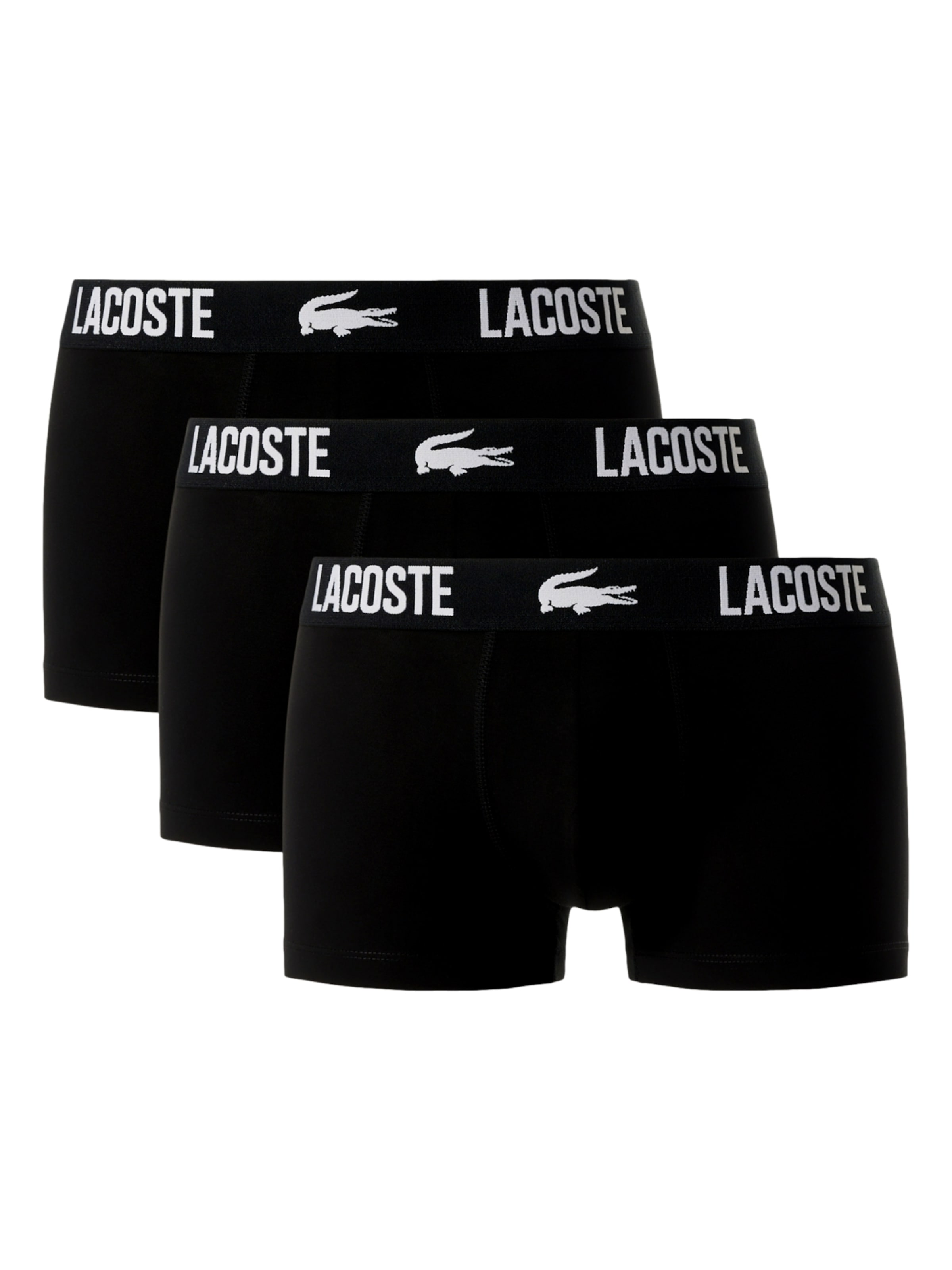 Boxer di LACOSTE in nero: frontale