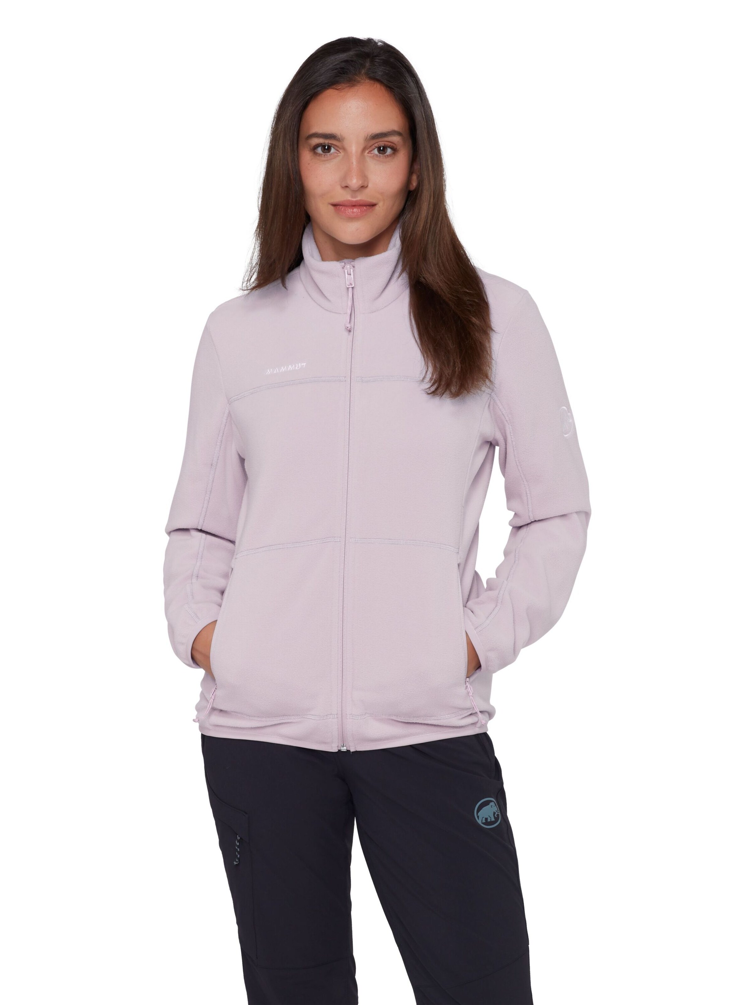 MAMMUT Athletic Fleece Jacket in Purple: front