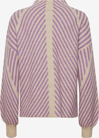 ICHI Sweater in Purple