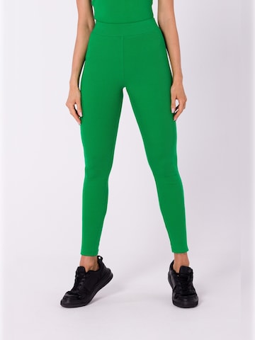 made of emotion - Skinny Leggings en verde: frente