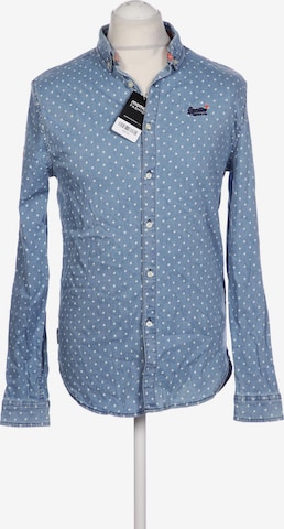 Superdry Hemd M in Blau: Vorderseite