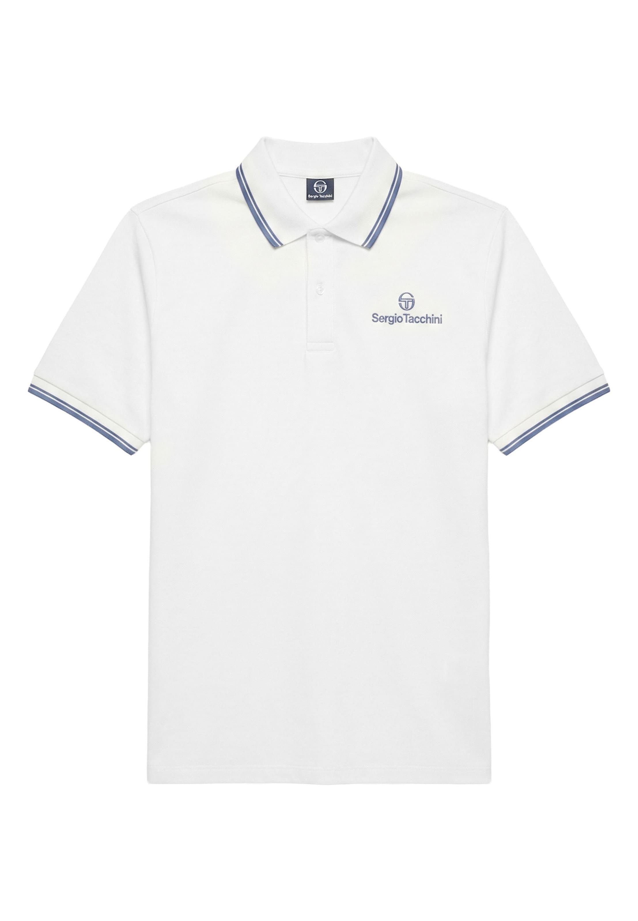 Sergio Tacchini - Camisa 'Reed 025 Co' em branco: frente