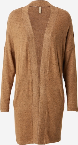 Soyaconcept Knit Cardigan 'BIARA' in Brown: front