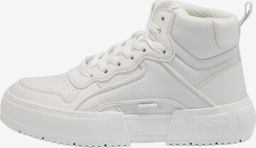 BUFFALO Sneakers high i hvit: forside